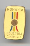 Industria Chimica Romania - insigna veche Romaneasca 1970&#039;s