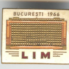 Insigna superba PALATUL CFR din Bucuresti 1966