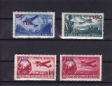 ROMANIA 1952 LP 319 LP 319a AVIATIE VALORI MARI SUPRATIPAR MNH, Nestampilat