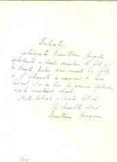 Z232 DOCUMENT VECHI - SCOALA SECUNDARA DE FETE, BRAILA-DUMITRESCU GEORGETA -1929