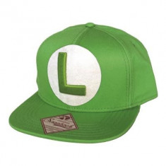 Sapca Super Mario Bros Luigi Logo Green foto