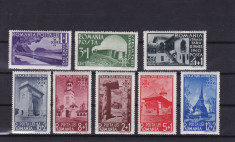 ROMANIA 1940 LP 141 STRAJA TARII VEDERI SERIE MNH foto