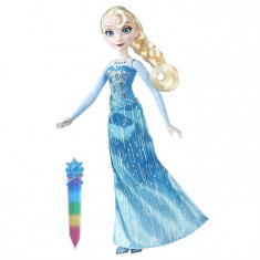 Papusa Hasbro Disney Frozen Doll Fashion Crystal Glow Elsa foto