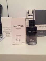 Parfum Original 100% Souvage Christian Dior Sauvage Tester nou autentic foto
