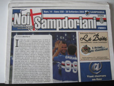 Sampdoria - Siena - (20 septembrie 2009), program de meci foto