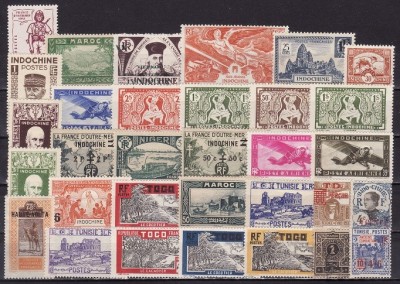 1627 - lot colonii Franta foto
