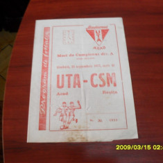 program UTA - CSM Resita