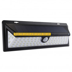 Proiector LED Solar cu senzor de miscare 90 LED SMD IP65 foto