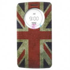 Husa Flip Cover Smart view LG G3 retro UK Flag foto