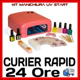 Cumpara ieftin KIT UNGHII UV FALSE START - MANICHIURA OJA SEMIPERMANENTA