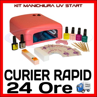 KIT UNGHII UV FALSE START - MANICHIURA OJA SEMIPERMANENTA foto