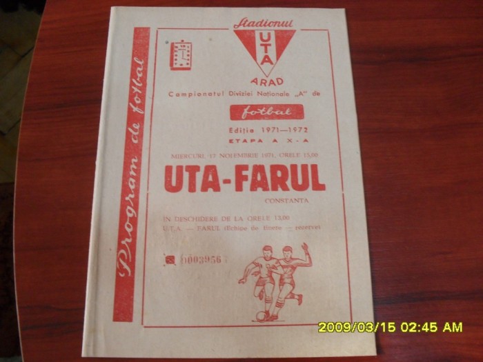 program UTA - Farul Constanta