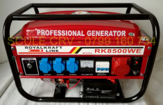 Generator Curent Electric-ROYAL KRAFT-220/380V-PORNIRE LA CHEIE-3 KW foto