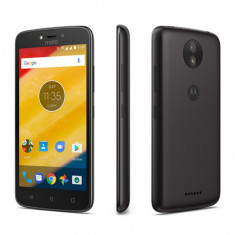 Smartphone Motorola Moto C Plus , Dual Sim , 5 Inch , Quad Core , 1 GB RAM , 16 GB , 4000 mAh , Retea 4G LTE , Android Nougat , Negru foto