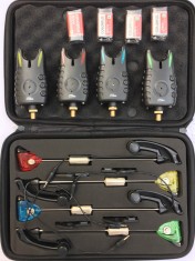 SET 4 AVERTIZORI FL 4 Swinger cu led MKM3 black edition cu geanta de transport !