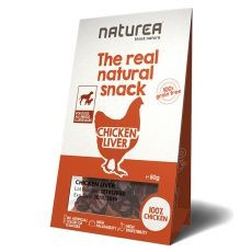 Naturea SNACK - ficat de pui, 80g foto