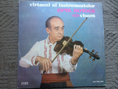 efta botoca vioara virtuozi ai instrumentelor disc vinyl muzica populara folclor foto