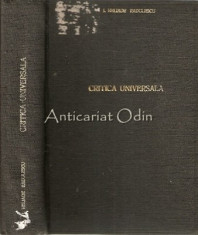 Critica Universale - I. Heliade Radulescu foto