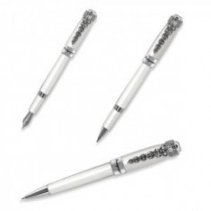 Set Stilou, Roller si Pix Caduceus White - by Montegrappa foto