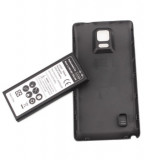 Baterie extinsa 6800 mAh Samsung Galaxy Note 4 N910 + capac spate negru, Li-ion