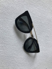 Ochelari de Soare Prada SPR09QS Negri Black Dama Grey Lens ! Poze Reale ! foto