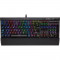 Tastatura gaming mecanica Corsair K70 LUX RGB LED Cherry MX Red Layout EU Black