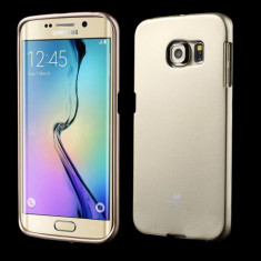 Husa Samsung Galaxy S6 Edge - Mercury i-Jelly Gold foto