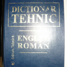 Dictionar tehnic englez - roman - 1997