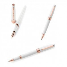 Set Stilou, Roller si Pix White &amp;amp; Rose Gold Fortuna - by Montegrappa foto