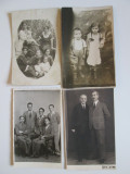 Lot 4 fotografii colectie, Alb-Negru, Romania 1900 - 1950, Portrete