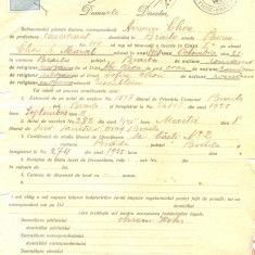 Z253 DOCUMENT VECHI -SCOALA COMERCIALA , BRAILA -AVRAM CHON -AN 1925