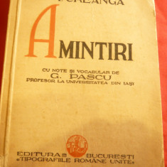 Ion Creanga - Amintiri -Ed.1934 cu note G.Pascu