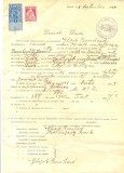 Z259 DOCUMENT VECHI -SCOALA COMERCIALA , BRAILA - GHIZELA BERNHARD -AN 1925