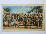 Carte postala dansuri tribale Africa Occidentala(de vest) aprox. 1915, Circulata, Printata