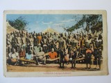 Carte postala dansuri tribale Africa Occidentala(de vest) aprox. 1915