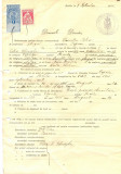 Z266 DOCUMENT VECHI -SCOALA COMERCIALA , BRAILA - DUMITRU TELEA -AN 1925