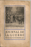 Journal de la Guerre - mois de novembre 1915