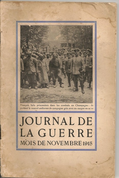 Journal de la Guerre - mois de novembre 1915