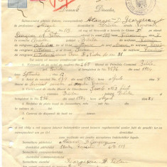 Z275 DOCUMENT VECHI -SCOALA COMERCIALA , BRAILA - ATANASE D. GEORGESCU -AN 1925