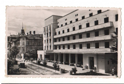 CPI (B9724) CARTE POSTALA - BAILE GOVORA. HOTEL &amp;quot;BALNEARA&amp;quot;, 1944, CENZURAT foto