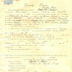 Z261 DOCUMENT VECHI -SCOALA COMERCIALA , BRAILA - NEGOITA STROE -AN 1925