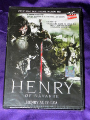 DVD FILM HENRY AL IV-LEA / HENRY OF NAVARRE. NOU. SIGILAT. SUBTITRARE IN ROMANA foto