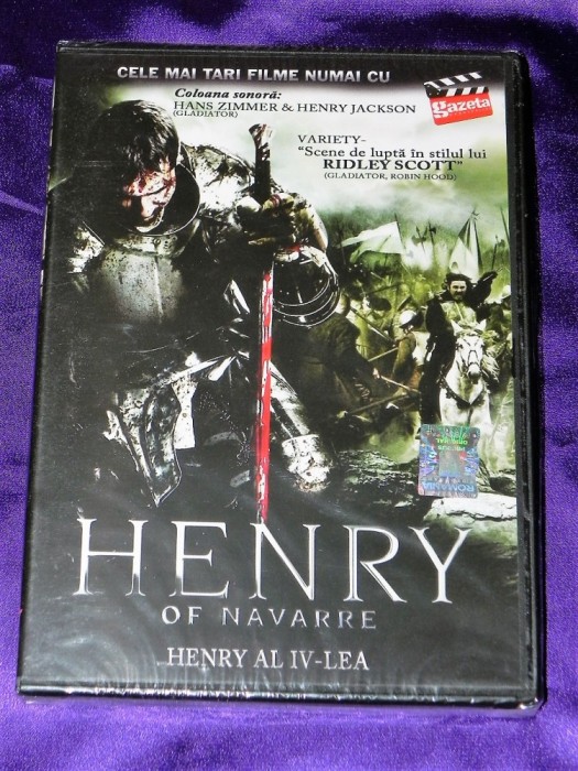 DVD FILM HENRY AL IV-LEA / HENRY OF NAVARRE. NOU. SIGILAT. SUBTITRARE IN ROMANA foto mare DVD FILM HENRY AL IV-LEA / HENRY OF NAVARRE. NOU. SIGILAT. SUBTITRARE IN ROMANA foto mare