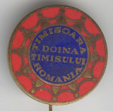 Ansamblul DOINA TIMISULUI - TIMISOARA ROMANIA - Insigna email Romania