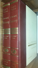 FUNK &amp;amp; WAGNALLS - STANDARD DICTIONARY OF THE ENGLISH LANGUACE - 2 VOL. {1961} foto