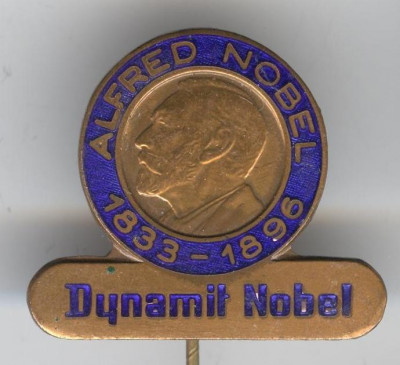 ALFRED NOBEL 1833-1896 - DYNAMIT NOBEL - Insigana email superba foto