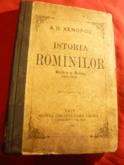 A.D.Xenopol - Istoria Romanilor -vol.III- 1896- Muntenia si Moldova 1290-1456 foto