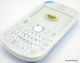 Carcasa Nokia Asha 200 originala noua alba completa cu tastatura
