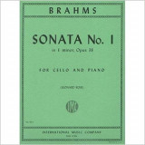 BRAHMS - Sonata No. 1 in E minor Opus 38 for Cello and Piano ( partitura )
