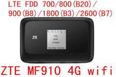 Router Wifi 4G LTE zte mf910 MiFi Portabil Hotspot compatibil orice retea foto